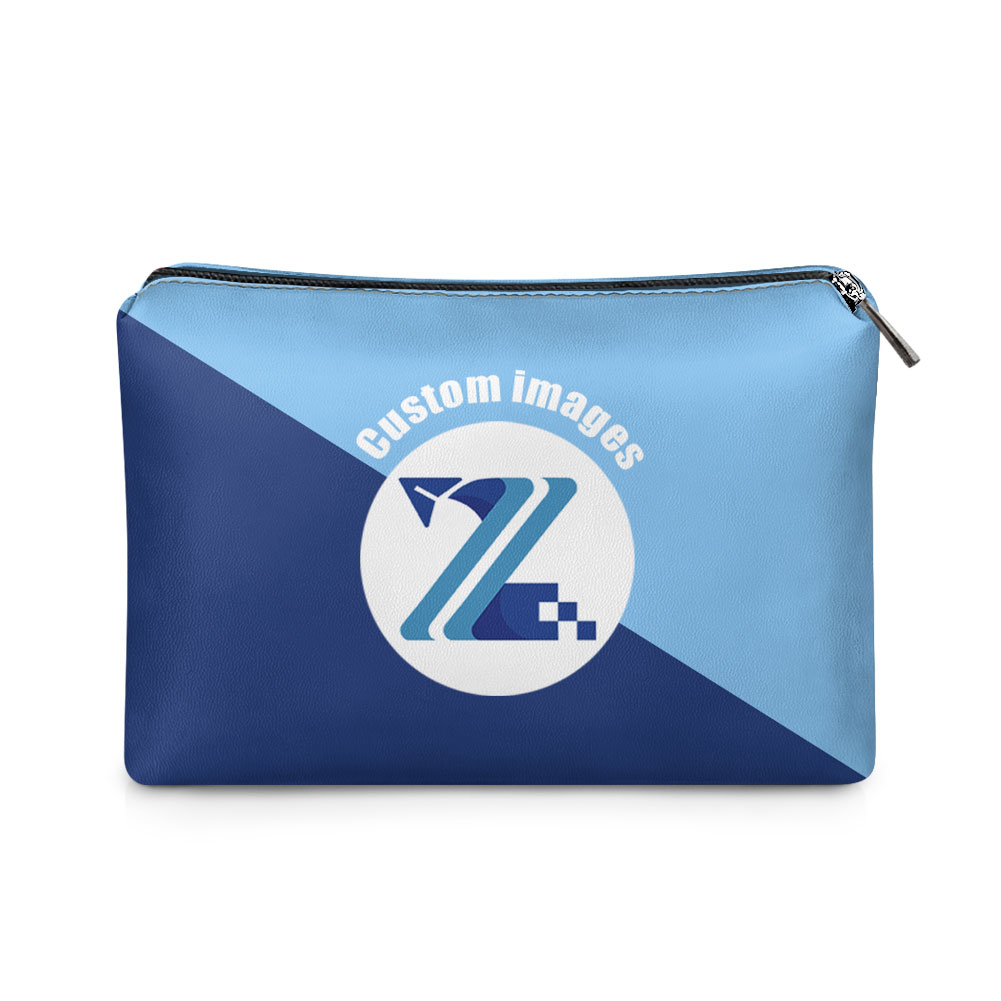 Zipped Leather Clutch
